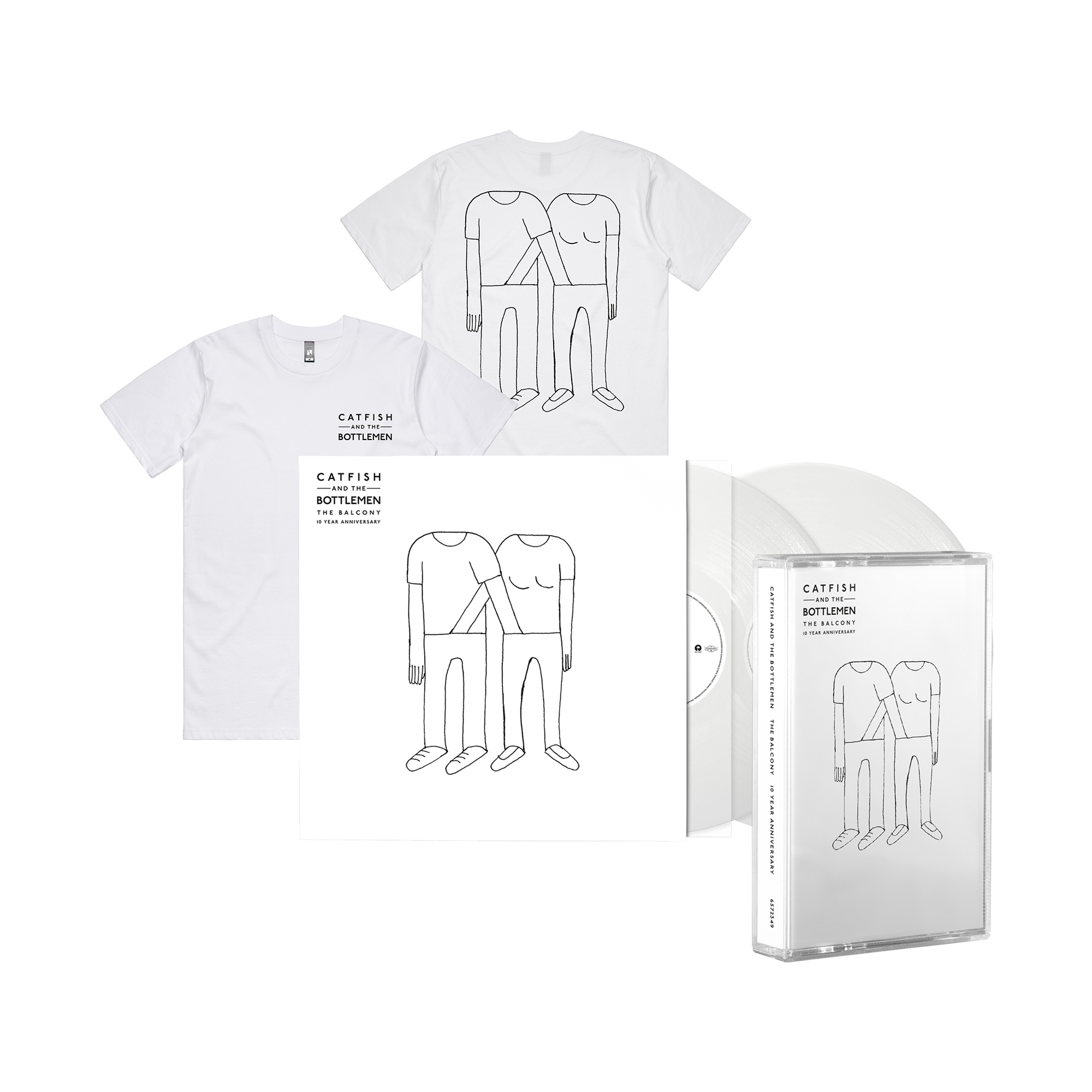 The Balcony (10 Year Anniversary): Clear Vinyl 2LP + Cassette + White Anniversary T-Shirt