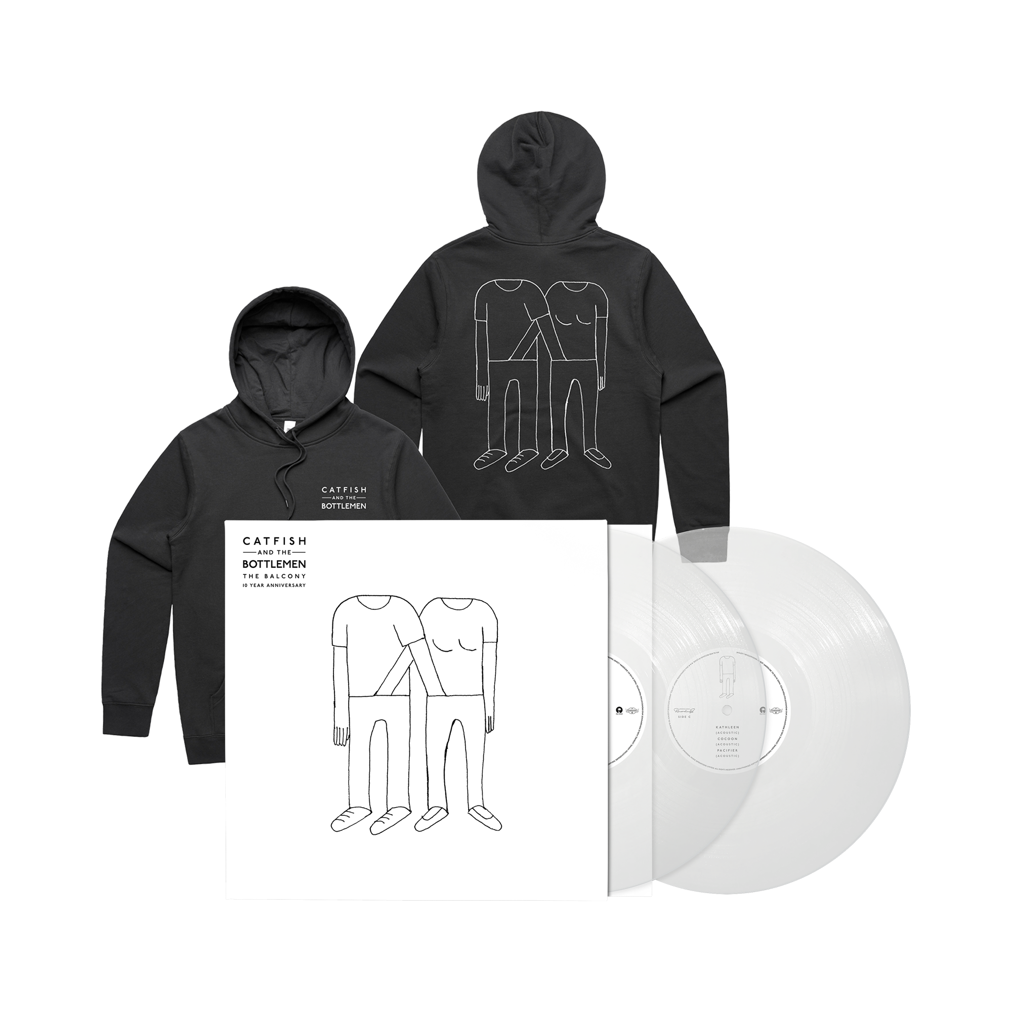 The Balcony (10 Year Anniversary): Clear Vinyl 2LP + Coal Anniversary Hoodie