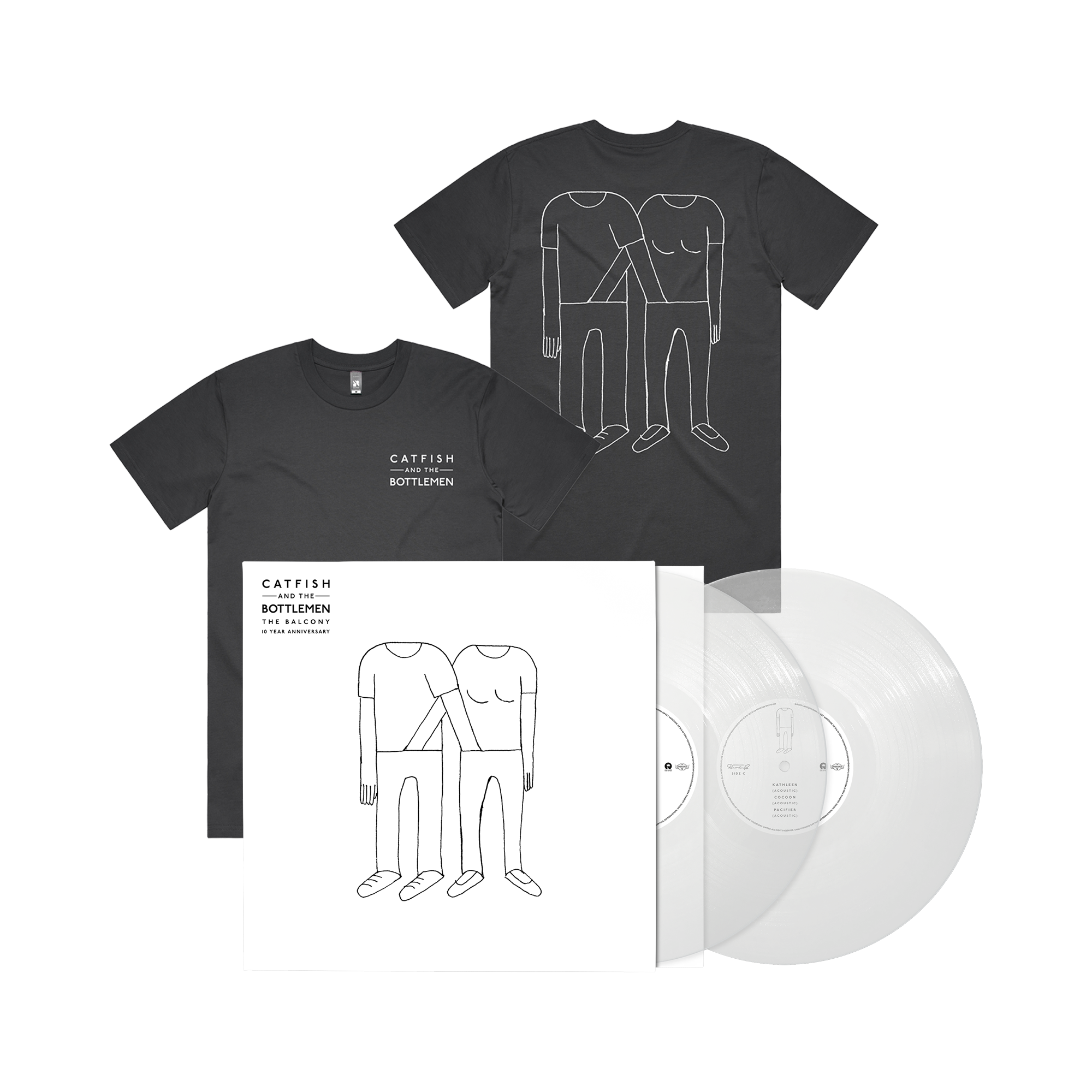 The Balcony (10 Year Anniversary): Clear Vinyl 2LP + Coal Anniversary T-Shirt