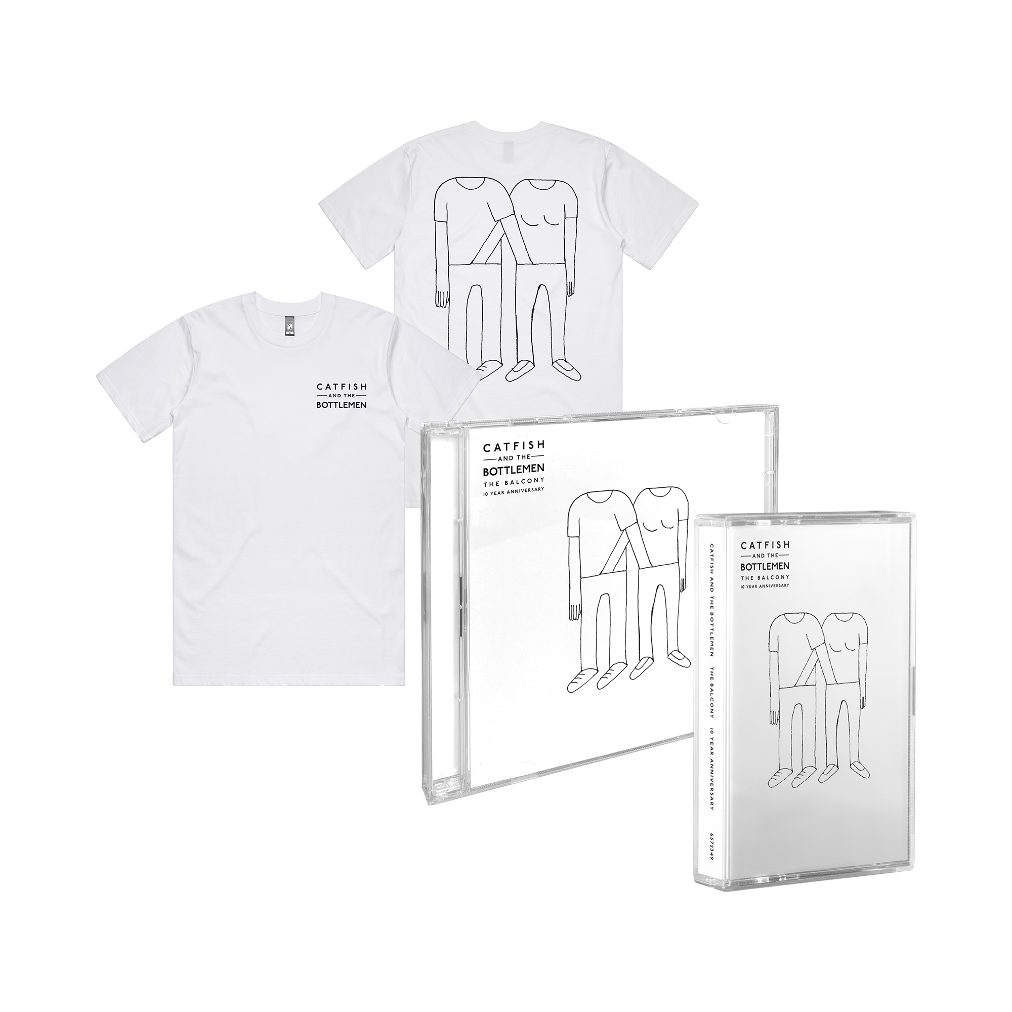 The Balcony (10 Year Anniversary): CD + Cassette + White Anniversary T-Shirt