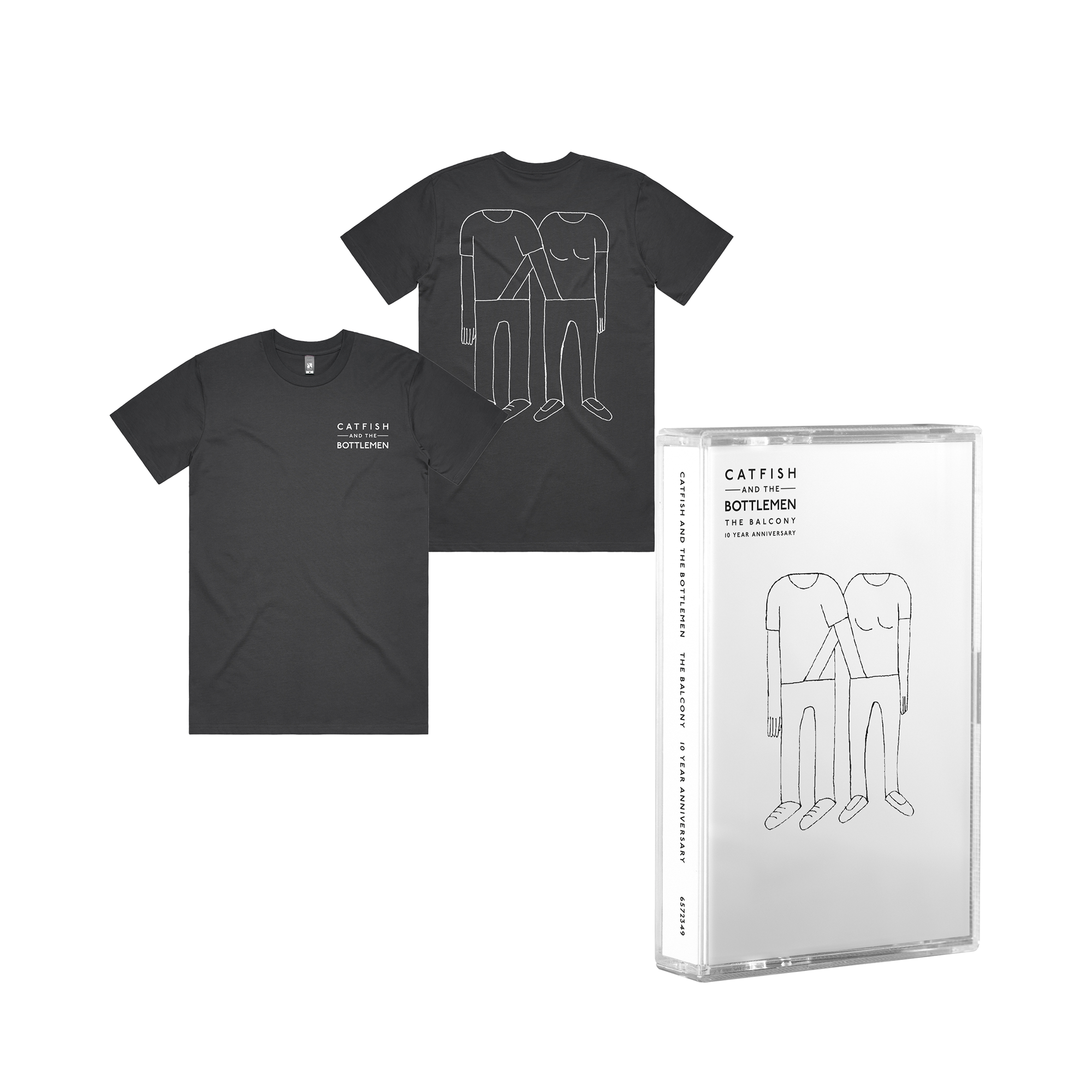 The Balcony (10 Year Anniversary): Cassette + Coal Anniversary T-Shirt